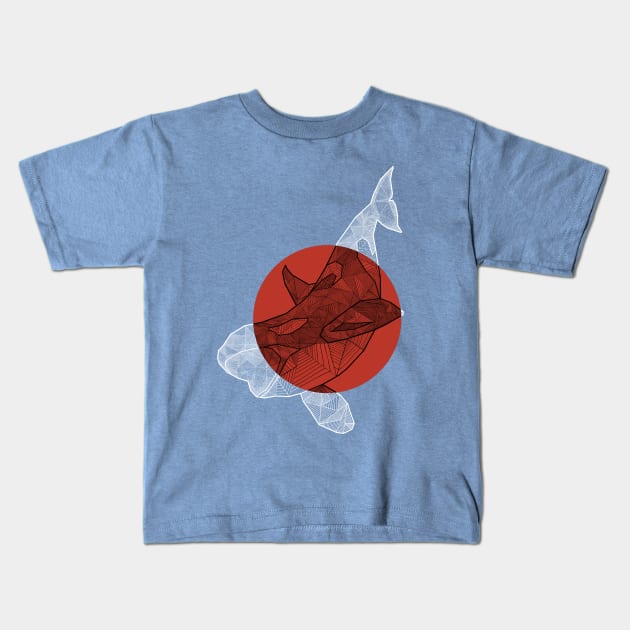 killer whale Kids T-Shirt by raise